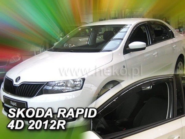 Ανεμοθραύστες Heko για Skoda Rapid / Spaceback (2012+) - 2 τμχ εμπρός