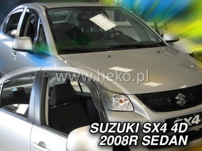 Ανεμοθραύστες Heko για Suzuki SX4 I (2008-2013) sedan - 4 τμχ εμπρός και πίσω
