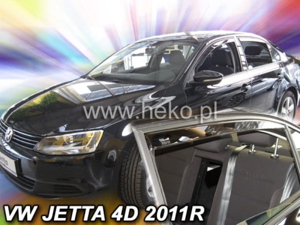 Ανεμοθραύστες Heko για Vw Jetta VI (2011-2018) sedan - 4 τμχ εμπρός και πίσω Ανεμοθραύστες Heko για Vw Jetta VI (2011-2018) sedan - 4 τμχ εμπρός και πίσω