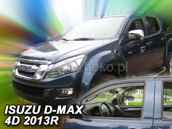 Ανεμοθραύστες Heko για Isuzu D-Max II (2012-2019) 2/4 πορτο - 2 τμχ. εμπρός