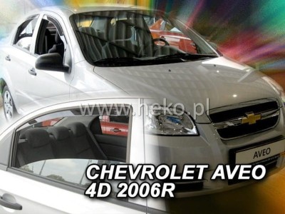 Ανεμοθραύστες Heko για Chevrolet Aveo Classic I (2007+) sedan - 4 τμχ. εμπρός και πίσω