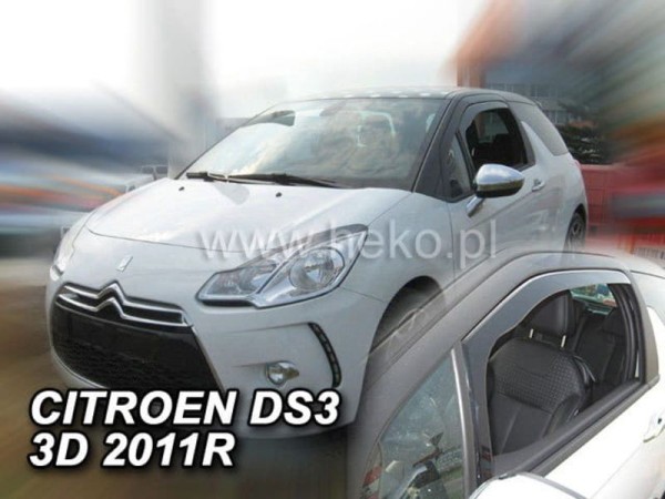 Ανεμοθραύστες Heko για Citroen DS3 (2010+) 3 πορτο - 2 τμχ. Ανεμοθραύστες Heko για Citroen DS3 (2010+) 3 πορτο - 2 τμχ.