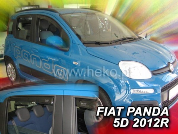 Ανεμοθραύστες Heko για Fiat Panda III (2012+) 5 πορτο - 4 τμχ. εμπρός και πίσω Ανεμοθραύστες Heko για Fiat Panda III (2012+) 5 πορτο - 4 τμχ. εμπρός και πίσω