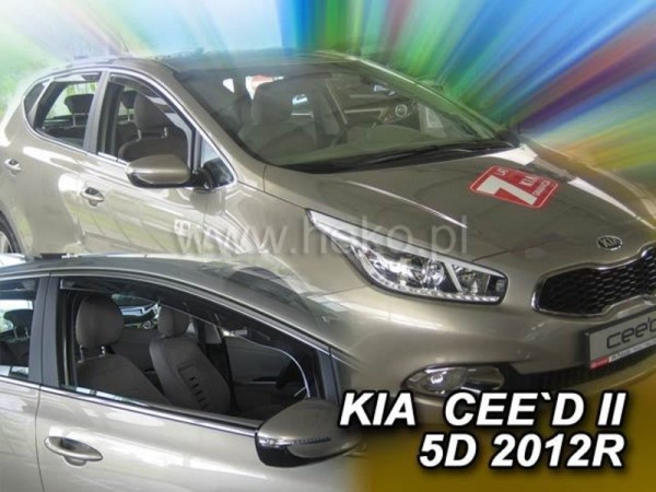 Ανεμοθραύστες Heko για Kia Ceed II (2012-2018) 5 πορτο - 2 τμχ. εμπρός