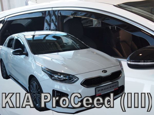 Ανεμοθραύστες Heko για Kia Pro Ceed (2019+) 5d - 4 τμχ. εμπρός και πίσω