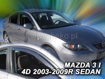 Ανεμοθραύστες Heko για Mazda 3 I (2003-2009) 4/5 πορτο - 2 τμχ. εμπρός Ανεμοθραύστες Heko για Mazda 3 I (2003-2009) 4/5 πορτο - 2 τμχ. εμπρός