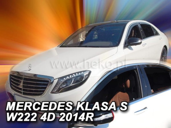 Ανεμοθραύστες Heko για Mercedes S-Class W222 (2013+) sedan - 4 τμχ. εμπρός και πίσω