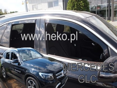 Ανεμοθραύστες Heko για Mercedes GLC X253 I (2016-2022) 5 πορτο - 4 τμχ. εμπρός και πίσω Ανεμοθραύστες Heko για Mercedes GLC X253 I (2016-2022) 5 πορτο - 4 τμχ. εμπρός και πίσω