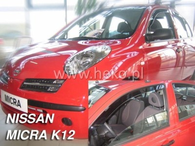 Ανεμοθραύστες Heko για Nissan Micra K12 (2002-2010) 5 πορτο - 2 τμχ. εμπρός