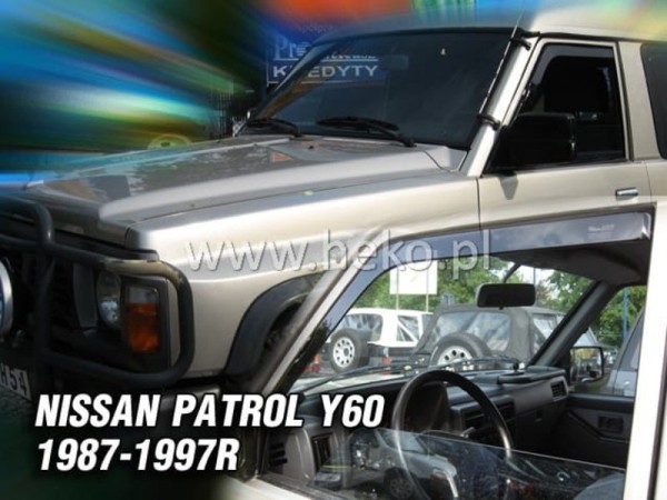 Ανεμοθραύστες Heko για Nissan Patrol Y60 (1987-1997) με ηλ. καθρέπτες 3/5 πορτο Ανεμοθραύστες Heko για Nissan Patrol Y60 (1987-1997) με ηλ. καθρέπτες 3/5 πορτο
