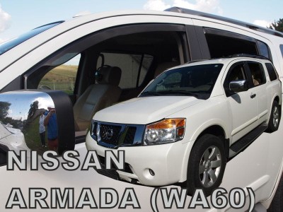 Ανεμοθραύστες Heko για Nissan Armada CWA60 (2004-2016) - 4 τμχ. εμπρός και πίσω