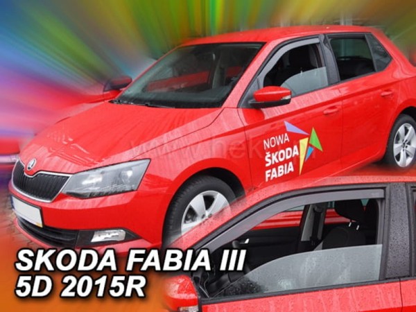 Ανεμοθραύστες Heko για Skoda Fabia III 4/5 πορτο (2014-2022) - 2 τμχ εμπρός