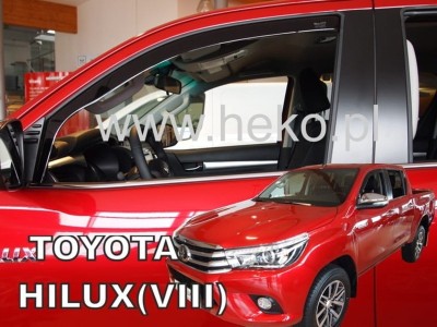 Ανεμοθραύστες Heko για Toyota Hilux VIII (2015+) μόνο διπλοκάμπινο - 2 τμχ εμπρός