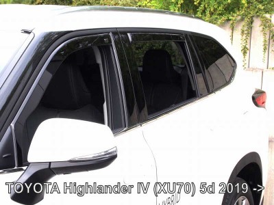 Ανεμοθραύστες Heko για Toyota Highlander IV (XU70) (2019+) - 4 τμχ. εμπρός και πίσω