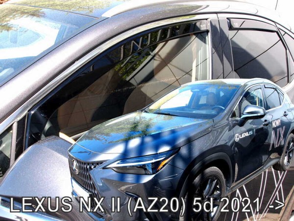 Ανεμοθραύστες Heko για Lexus NX II (AZ20) (2021+) 5 πορτο - 4 τμχ. εμπρός και πίσω