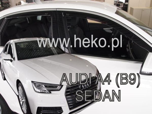 Ανεμοθραύστες Heko για Audi A4 B9 (2016+) sedan - 4 τμχ. εμπρός και πίσω Ανεμοθραύστες Heko για Audi A4 B9 (2016+) sedan - 4 τμχ. εμπρός και πίσω