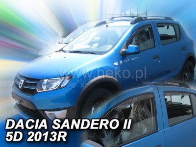 Ανεμοθραύστες Heko για Dacia Sandero / Stepway II (2013-2020) 5 πορτο - 4 τμχ. εμπρός και πίσω