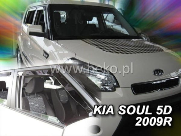 Ανεμοθραύστες Heko για Kia Soul I (2009-2014) 5 πορτο - 2 τμχ. εμπρός Ανεμοθραύστες Heko για Kia Soul I (2009-2014) 5 πορτο - 2 τμχ. εμπρός