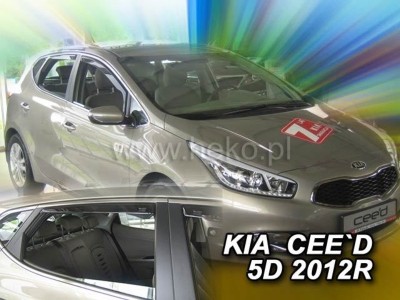 Ανεμοθραύστες Heko για Kia Ceed II (2012-2018) hatchback - 4 τμχ. εμπρός και πίσω Ανεμοθραύστες Heko για Kia Ceed II (2012-2018) hatchback - 4 τμχ. εμπρός και πίσω