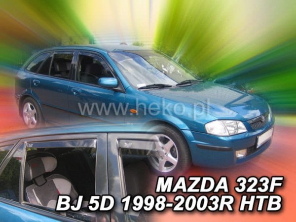 Ανεμοθραύστες Heko για Mazda 323 (1998-2003) 5 πορτο - 4 τμχ. εμπρός και πίσω Ανεμοθραύστες Heko για Mazda 323 (1998-2003) 5 πορτο - 4 τμχ. εμπρός και πίσω
