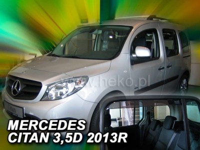 Ανεμοθραύστες Heko για Mercedes Citan I W415 (2012-2021) 5 πορτο - 4 τμχ. εμπρός και πίσω