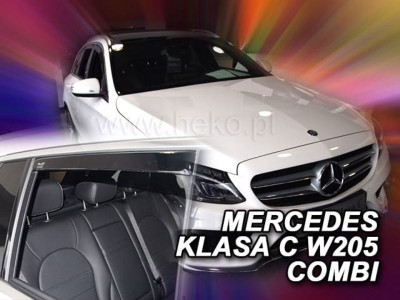 Ανεμοθραύστες Heko για Mercedes C-Class W205 (2015-2021) combi - 4 τμχ. εμπρός και πίσω