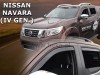Ανεμοθραύστες Heko για Nissan Navara D23 (2014+) 4 πορτο - 4 τμχ. εμπρός και πίσω