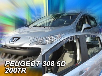 Ανεμοθραύστες Heko για Peugeot 308 I hatchback (2007-2013) - 4 τμχ. εμπρός και πίσω Ανεμοθραύστες Heko για Peugeot 308 I hatchback (2007-2013) - 4 τμχ. εμπρός και πίσω