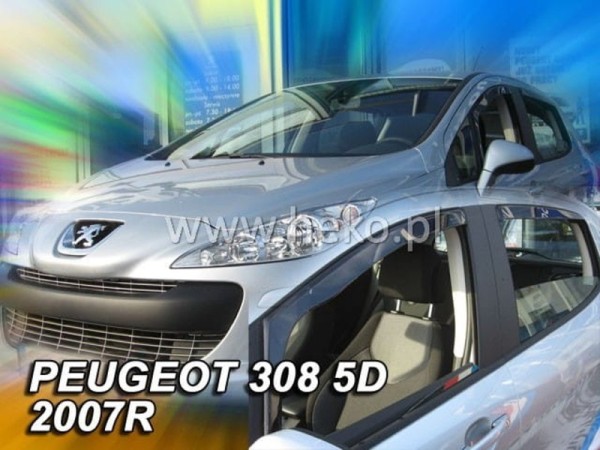 Ανεμοθραύστες Heko για Peugeot 308 I hatchback (2007-2013) - 4 τμχ. εμπρός και πίσω Ανεμοθραύστες Heko για Peugeot 308 I hatchback (2007-2013) - 4 τμχ. εμπρός και πίσω