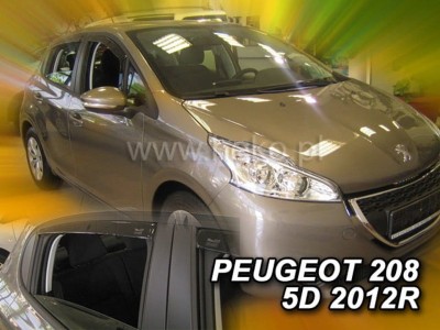 Ανεμοθραύστες Heko για Peugeot 208 I (2012-2019) 5 πορτο - 4 τμχ. εμπρός και πίσω