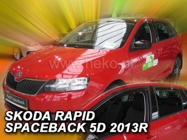 Ανεμοθραύστες Heko για Skoda Rapid Spaceback (2012+) 5 πορτο - 4 τμχ εμπρός και πίσω Ανεμοθραύστες Heko για Skoda Rapid Spaceback (2012+) 5 πορτο - 4 τμχ εμπρός και πίσω