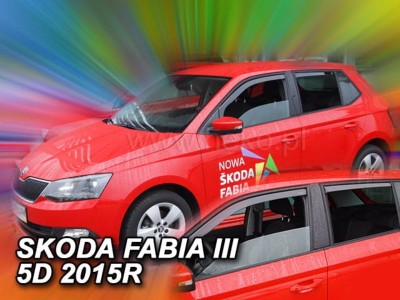 Ανεμοθραύστες Heko για Skoda Fabia III hatchback, combi (2014+) - 4 τμχ εμπρός και πίσω Ανεμοθραύστες Heko για Skoda Fabia III hatchback, combi (2014+) - 4 τμχ εμπρός και πίσω
