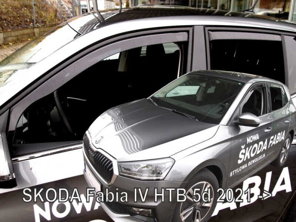 Ανεμοθραύστες Heko για Skoda Fabia IV (2021+) 5 πορτο - 4τμχ. εμπρός και πίσω