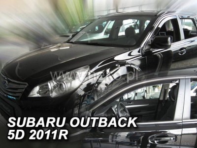 Ανεμοθραύστες Heko για Subaru Outback IV (2009-2014) - 2 τμχ εμπρός