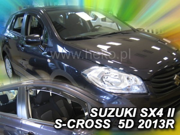 Ανεμοθραύστες Heko για Suzuki SX4 II / S-Cross I (2013-2021) - 2 τμχ εμπρός Ανεμοθραύστες Heko για Suzuki SX4 II / S-Cross I (2013-2021) - 2 τμχ εμπρός