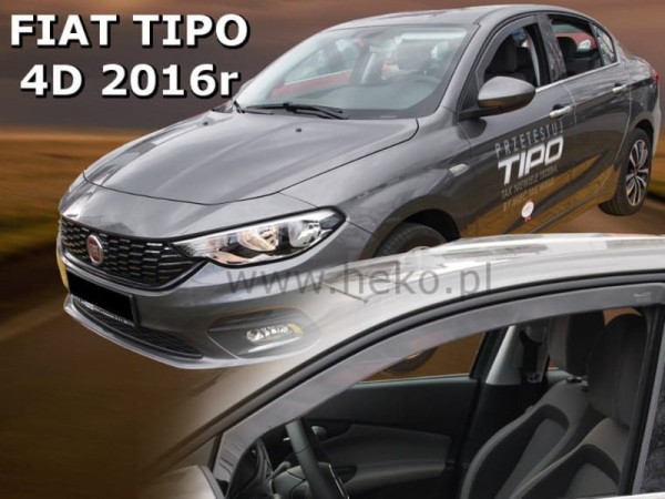 Ανεμοθραύστες Heko για Fiat Tipo II (2016+) 4/5 πορτο - 2 τμχ. εμπρός Ανεμοθραύστες Heko για Fiat Tipo II (2016+) 4/5 πορτο - 2 τμχ. εμπρός