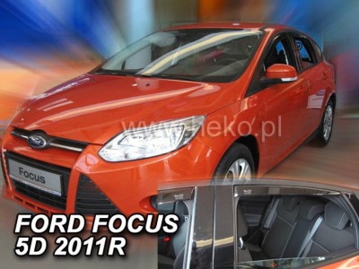 Ανεμοθραύστες Heko για Ford Focus III (2011-2018) hatchback, sedan - 4 τμχ. εμπρός και πίσω