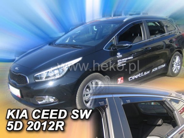 Ανεμοθραύστες Heko για Kia Ceed II (2012-2018) combi - 4 τμχ. εμπρός και πίσω