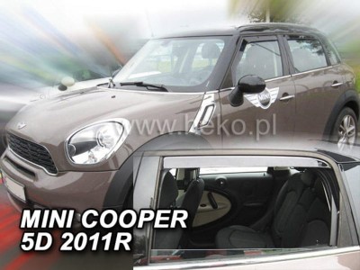 Ανεμοθραύστες Heko για Mini Cooper/ Mini Countryman (2011-2014) 5 πορτο - 4 τμχ. εμπρός και πίσω