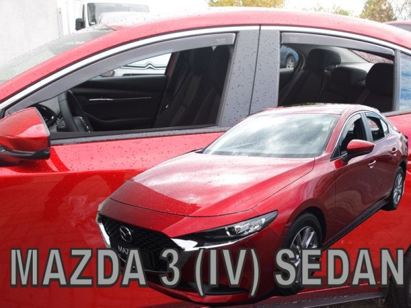 Ανεμοθραύστες Heko για Mazda 3 IV (2019+) sedan - 4 τμχ. εμπρός και πίσω