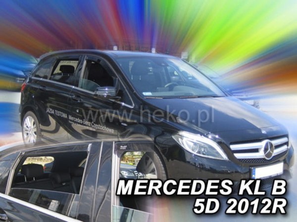 Ανεμοθραύστες Heko για Mercedes B-Class W246 (2011+) 5 πορτο - 4 τμχ. εμπρός και πίσω