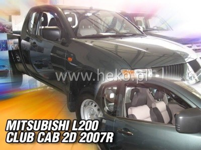 Ανεμοθραύστες Heko για Mitsubishi L-200 (2006-2016) Club Cab 2 πορτο / μιάμιση καμπίνα
