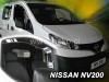 Ανεμοθραύστες Heko για Nissan NV200 (2009-2021) 2/4 πορτο - 2 τμχ. εμπρός