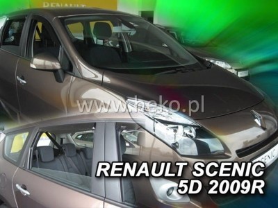 Ανεμοθραύστες Heko για Renault Scenic III/ Grand Scenic (2009-2016) - 4 τμχ εμπρός και πίσω