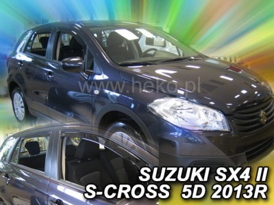 Ανεμοθραύστες Heko για Suzuki SX4 II / S-Cross I (2013-2021) - 4 τμχ εμπρός και πίσω