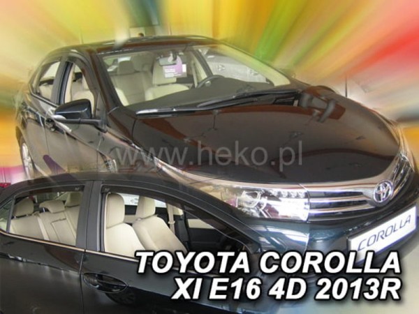 Ανεμοθραύστες Heko για Toyota Corolla XI sedan (2013-2019) - 4 τμχ εμπρός και πίσω Ανεμοθραύστες Heko για Toyota Corolla XI sedan (2013-2019) - 4 τμχ εμπρός και πίσω