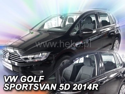 Ανεμοθραύστες Heko για Vw Golf Sportsvan (2014-2020) - 4 τμχ. εμπρός και πίσω