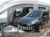 Ανεμοθραύστες Heko για Ford Transit Connect II/ Tourneo II 5D (2013-2022) - 4 τμχ. εμπρός και πίσω
