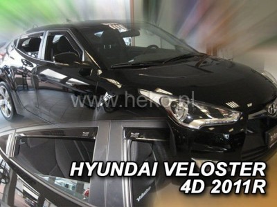 Ανεμοθραύστες Heko για Hyundai Veloster (2011+) coupe - 2 τμχ. εμπρός και 1 πίσω δεξιά