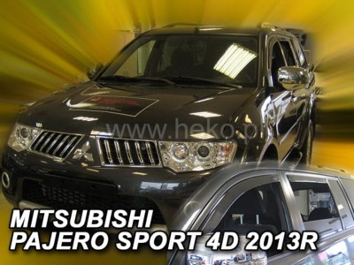 Ανεμοθραύστες Heko για Mitsubishi Pajero Sport (2013-2018) 5 πορτο - 4 τμχ. εμπρός και πίσω Ανεμοθραύστες Heko για Mitsubishi Pajero Sport (2013-2018) 5 πορτο - 4 τμχ. εμπρός και πίσω
